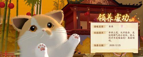 《以忘川风华录》中养猫猫的小技巧（如何让你的猫猫更加健康与活泼）  第2张