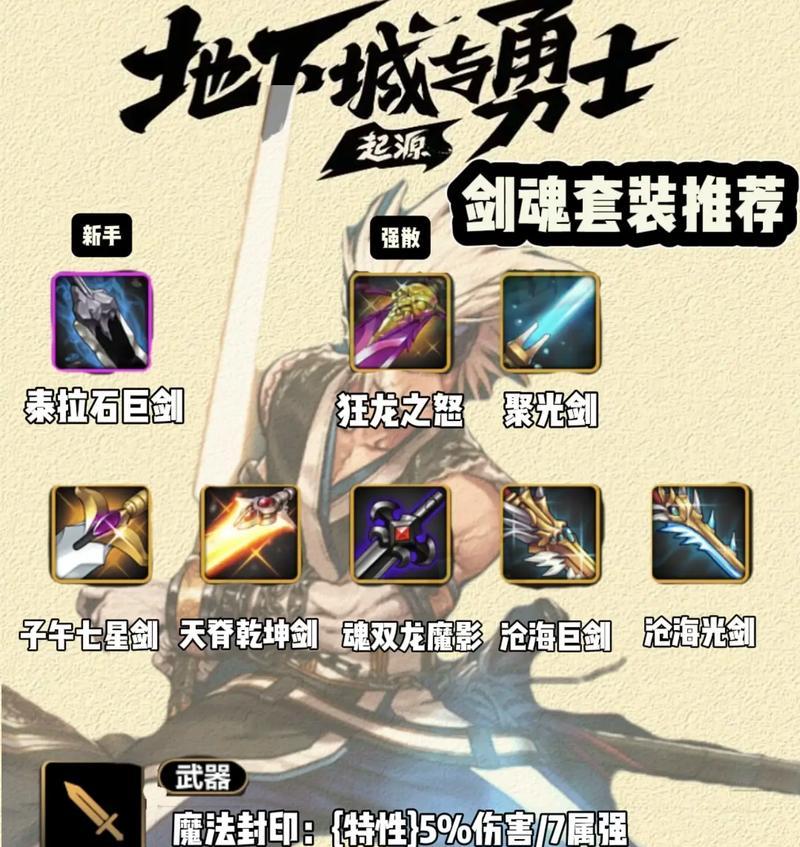 剑魂110版本武器使用技巧是什么？如何提升武器性能？  第3张